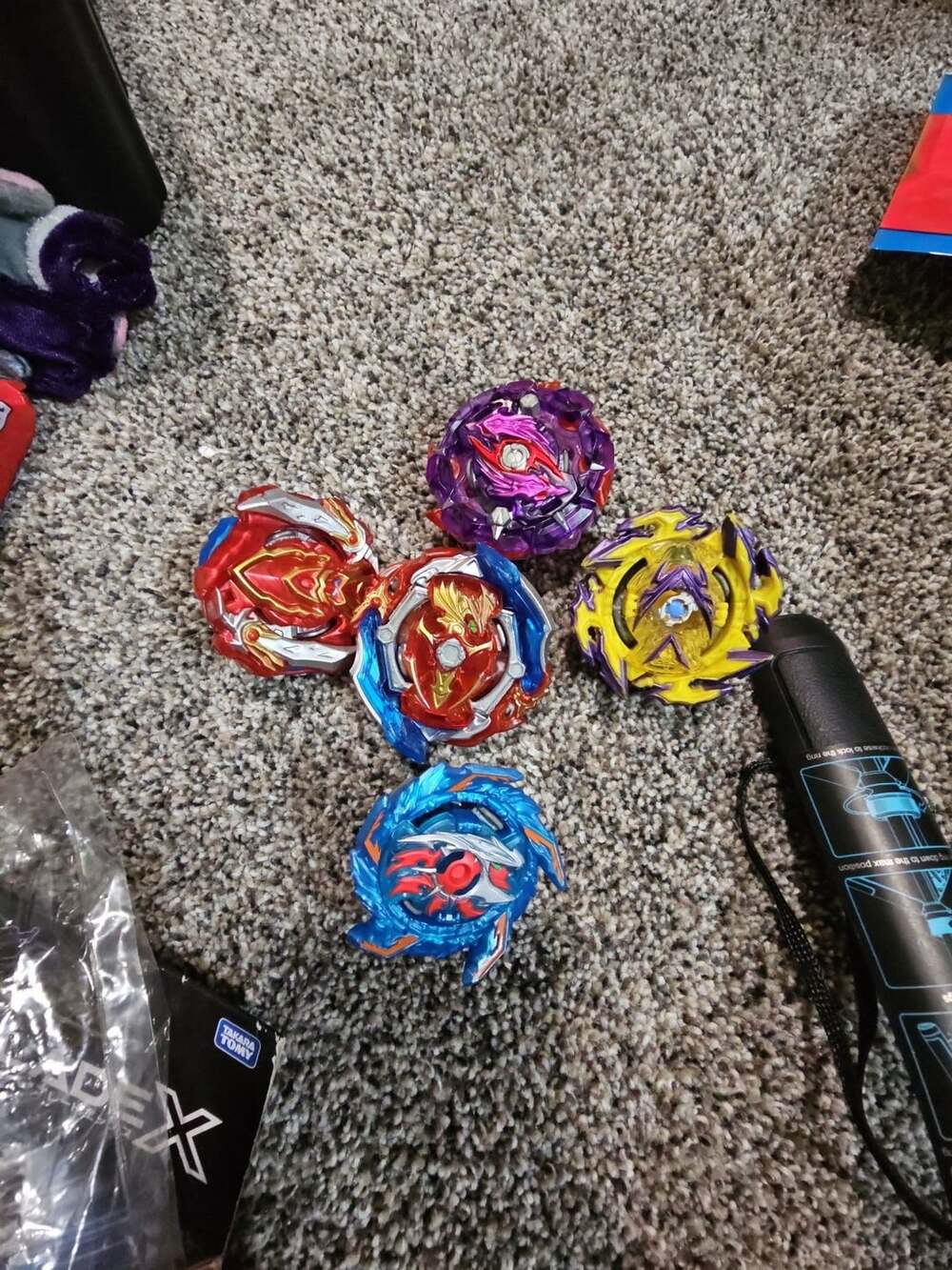 Takara Tomy Beyblade Burst Lot Of 5 Tops